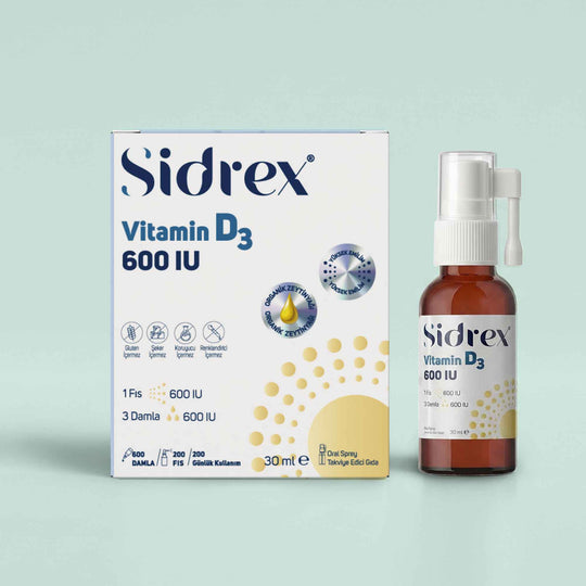 Sidrex Vitamin D3 Oral Sprey 600 IU