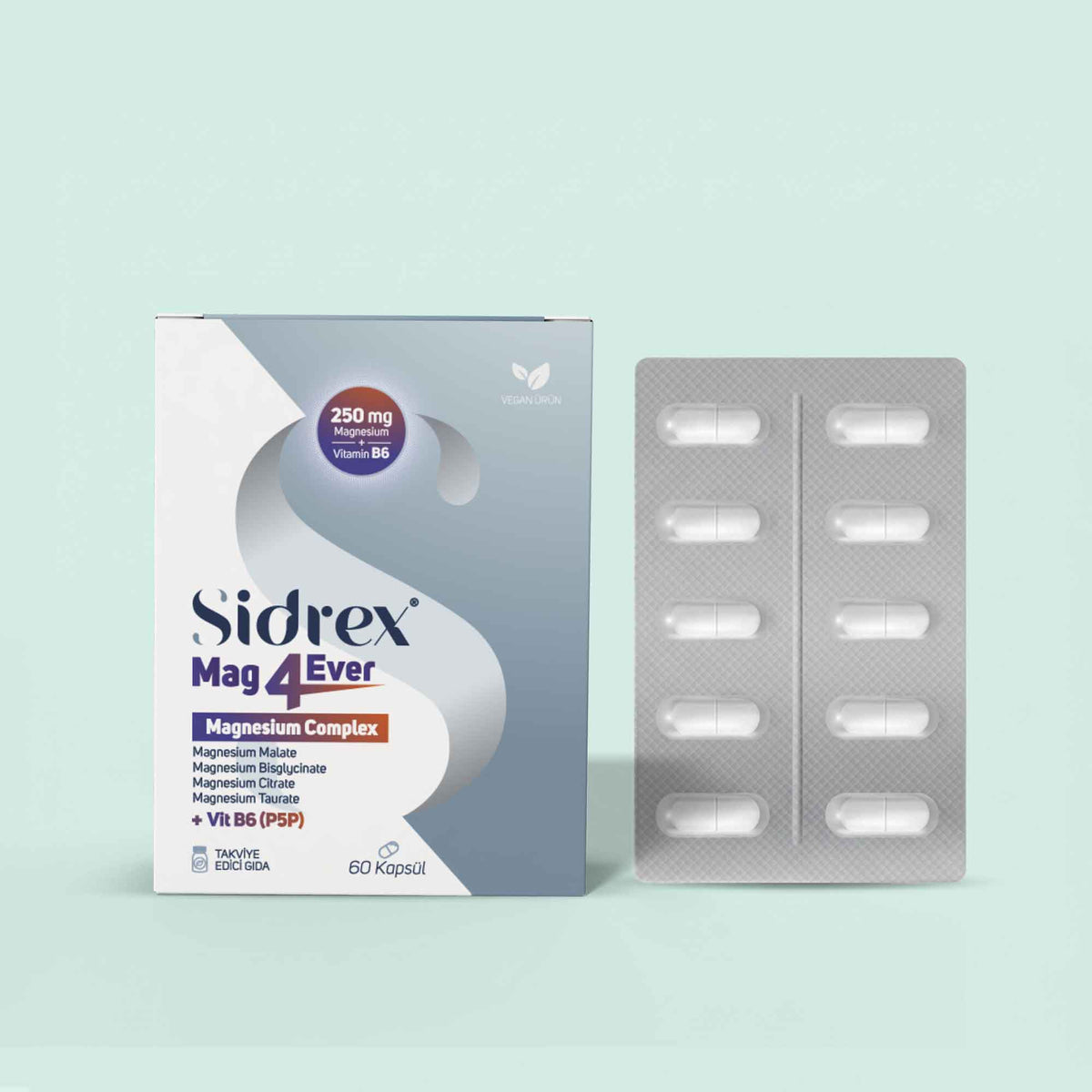 Mag4Ever | Magnezyum ve Vitamin B6 içeren Takviye Edici Gıda