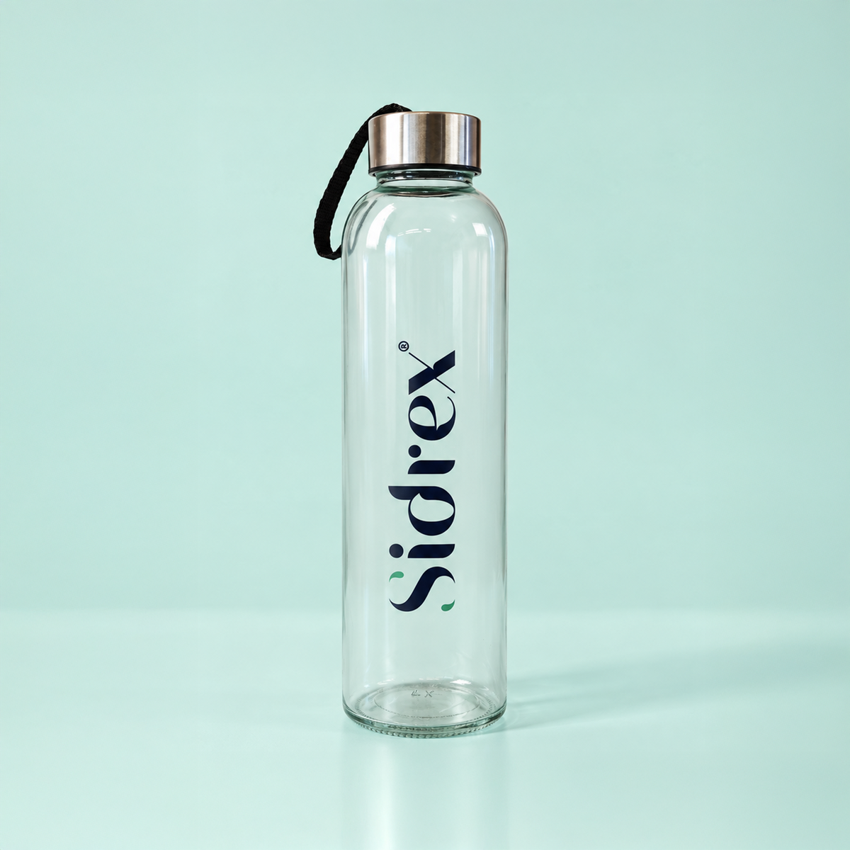Sidrex logolu 500 ml cam matara