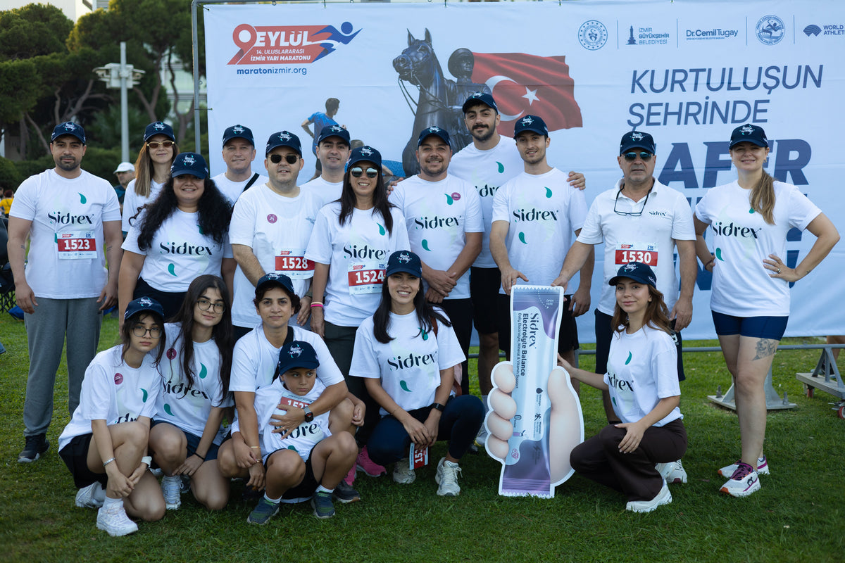 Sidrex, Maraton İzmir’de Sporcuların Elektrolit Desteği Oldu!